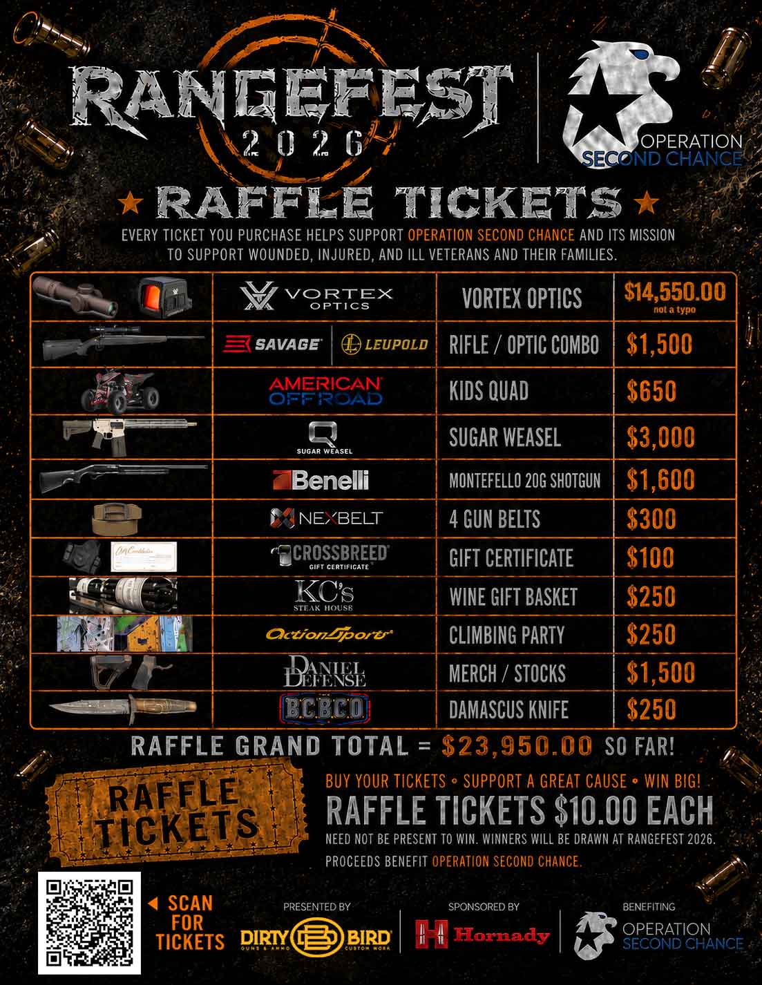 Rangefest 2026 Raffle Ticket – $10