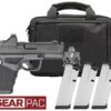 Springfield Hellcat Pro Comp Gear Pac *CA Compliant 9mm 10+1 3.7", Viridian RFX-11 Green Dot, 4 Mags, 10 Rds, Includes Range Bag
