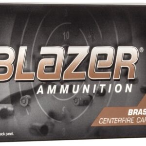 Blazer Ammunition Blazer Brass 9mm 115 Grain Full Metal Jacket Handgun Ammo - 50 Rounds